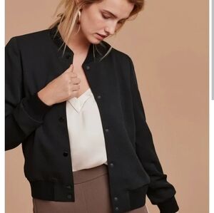 Wilfred Aritzia black bomber jacket